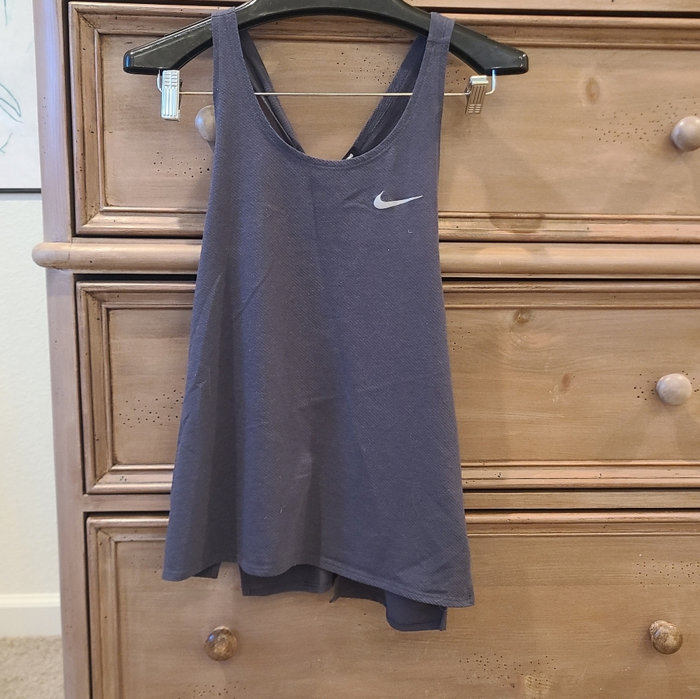 NIKE running top purple ish women's L